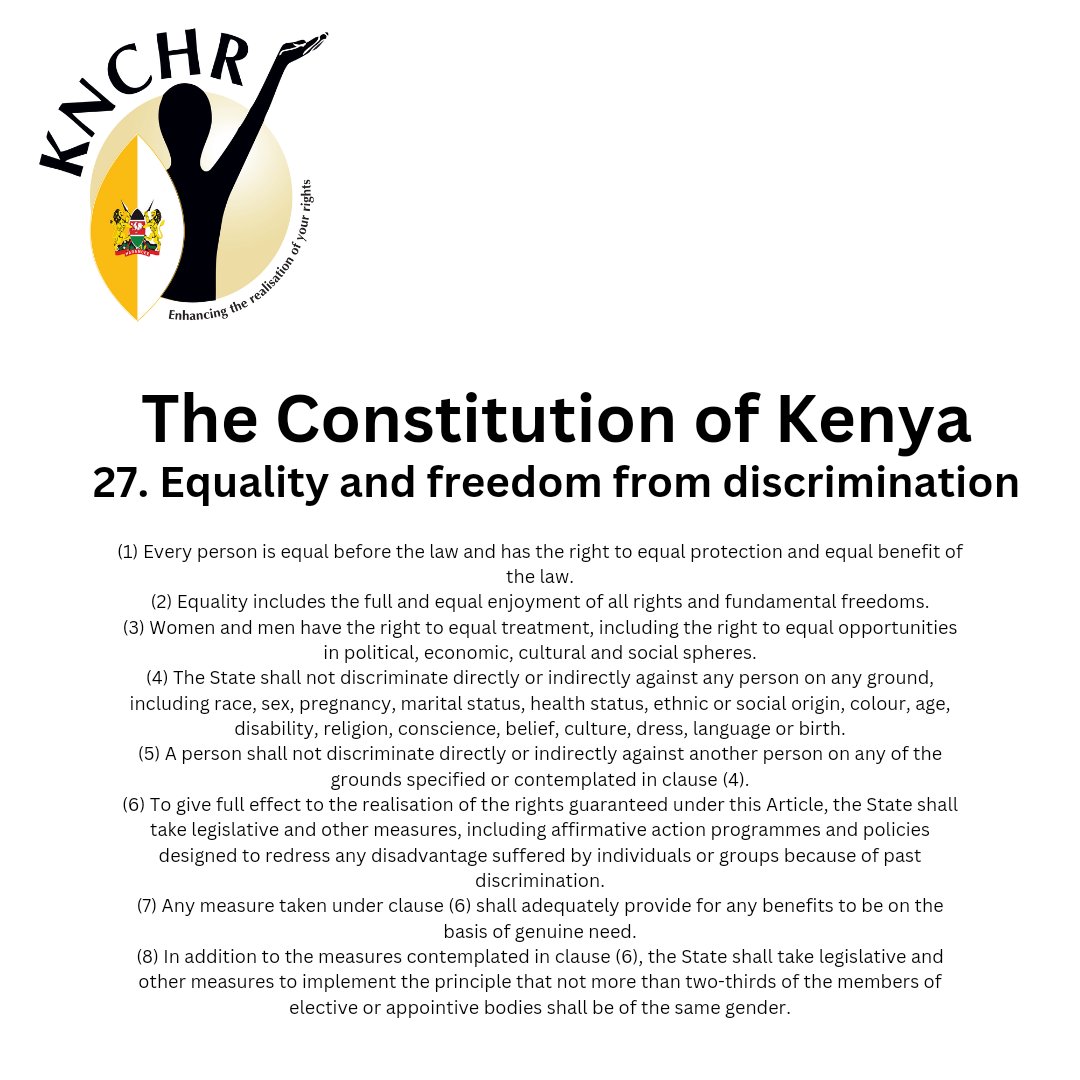 HakiKNCHR's tweet image. Attempted suicide is not a crime anymore!
Justice Mugambi declares Section 226 of the Penal Code unconstitutional for violating Articles 27, 28 &amp;amp; 43 of the Constitution of Kenya.🇰🇪
Mental health rights are human rights!
#hakikwawotekilawakati 
#MentalHealthAwareness #mentalhealth