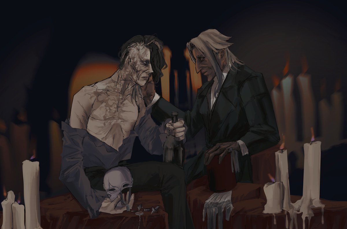 snekoden's tweet photo. "I'm ugly from inside and out. What are you seeking for?"
#panttore #dottore #pantalone as the Persian and Erik https://t.co/Kh7t8X1dJk