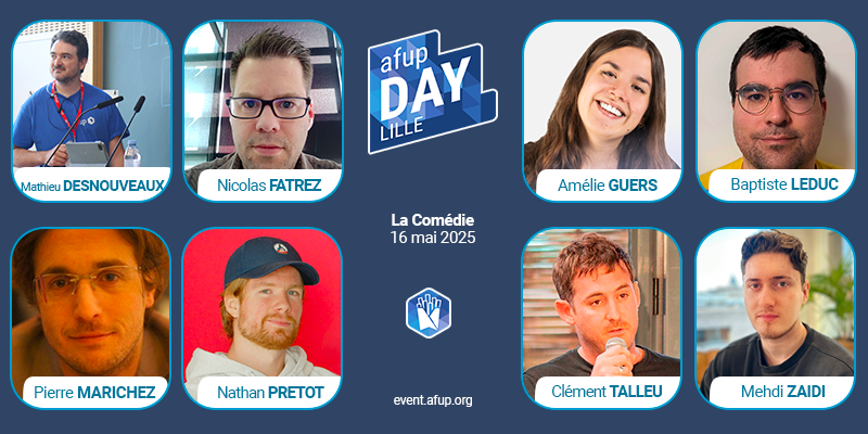 JoliCode (@jolicode) on Twitter photo Le programme de l'Afup Day Lille est disponible ! Vous y retrouverez <a href="/Korbeil_/">Baptiste Leduc</a> qui exposera les supers pouvoirs du lazy-loading en PHP !
event.afup.org/afup-day-2025/âŠ
#php #conference #afup <a href="/afup/">AFUP</a> <a href="/afup_hdf/">AFUP Hauts-de-France</a> Le programme de l'Afup Day Lille est disponible ! Vous y retrouverez <a href="/Korbeil_/">Baptiste Leduc</a> qui exposera les supers pouvoirs du lazy-loading en PHP !
event.afup.org/afup-day-2025/âŠ
#php #conference #afup <a href="/afup/">AFUP</a> <a href="/afup_hdf/">AFUP Hauts-de-France</a>