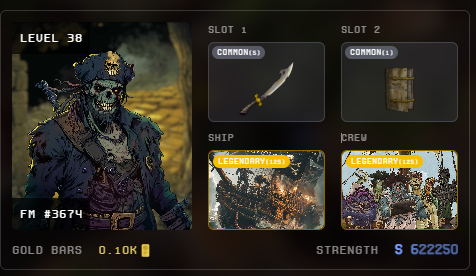 I saw the gaming mechanism in  <a href="/TheSevenSeas_io/">The Seven Seas</a> and dived in deep
Bought my first zombie captain with an awesome ship &amp; crew
May be will buy more and build my own big pirate crew😂