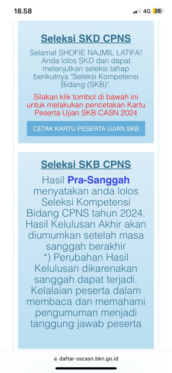 renminess's tweet photo. HUAA LOLOS CPNS ALHAMDULILLAH YA ALLAH😭😭 https://t.co/9e5OgYYA31