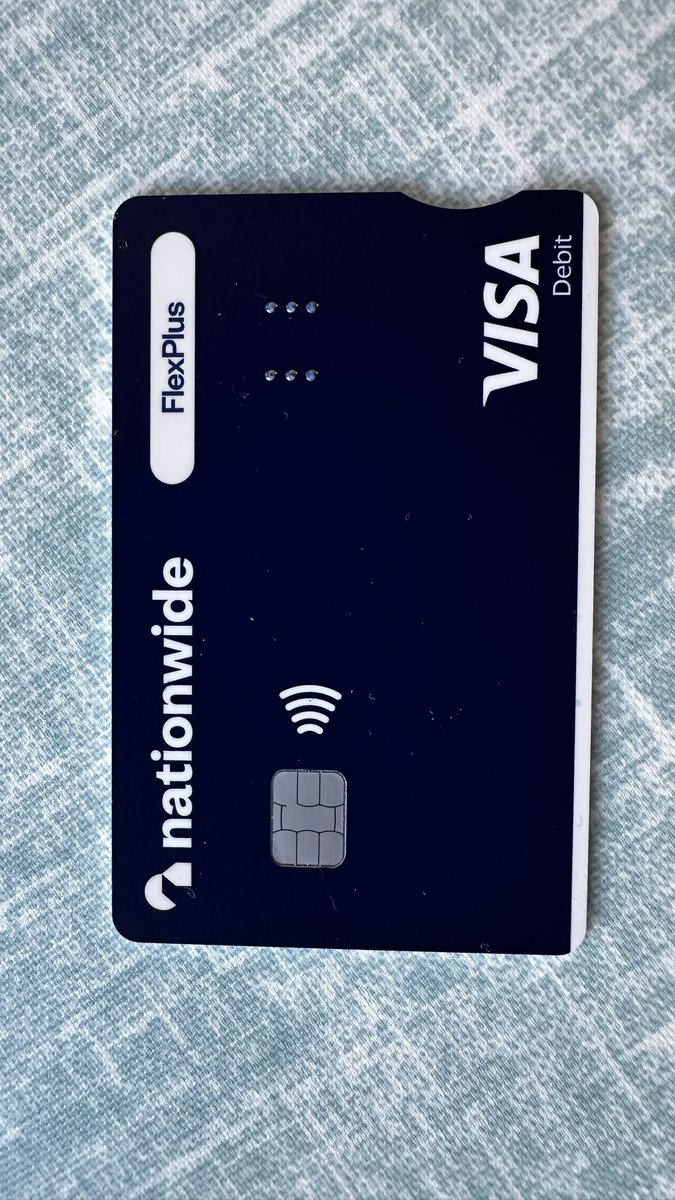 Hey <a href="/AskNationwide/">Nationwide</a> can I suggest that on your cards you maybe don’t put those raised dots directly lined up with the signature strip on the back? My signature is unrecognisable as a result of the six holes in the signature strip!