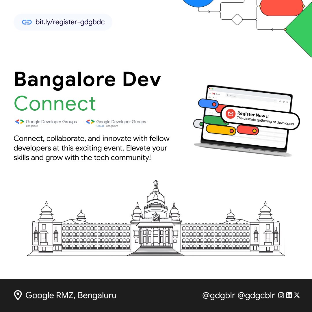 Kick start 2025 with learning and innovation,Join us for Bangalore Dev Connect at Google RMZ office Bangalore