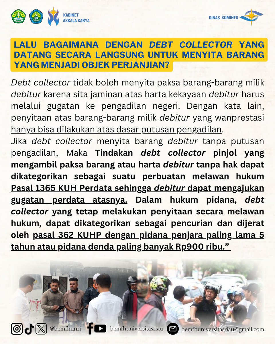 BEM Fakultas Hukum Universitas Riau tweet media