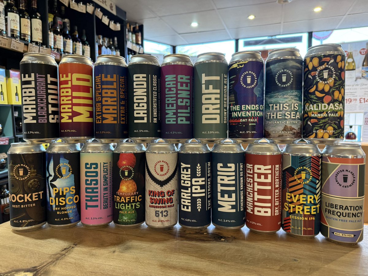The Whalley Wine Shop (@whalleywineshop) on Twitter photo We’ve decided to sing the great praises <a href="/marblebrewers/">Marble Brewery</a> what a fantastic range, there’s Mild, Bitter, Pilsner, Lager, Session, IPA, Stout, Fruity, Draft, Blonde, Pale and Extra Special to choose from and starting at £2.99 great value too. Pop in and grab a can! We’ve decided to sing the great praises <a href="/marblebrewers/">Marble Brewery</a> what a fantastic range, there’s Mild, Bitter, Pilsner, Lager, Session, IPA, Stout, Fruity, Draft, Blonde, Pale and Extra Special to choose from and starting at £2.99 great value too. Pop in and grab a can!