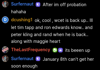 dfneely's tweet photo. Congratulations to Mr. Chris "Surfernaut" Thomas of the "V.A.R.A Network".....

His probation is up (as of yesterday January 8, 2025)... He can drive drunk again! https://t.co/Ip1Z4oxigm