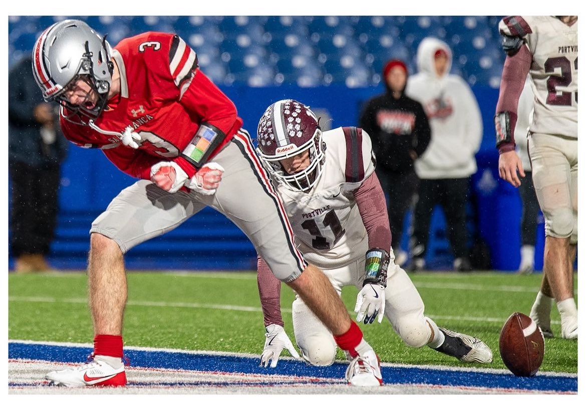 Senior season Highlights.
First team all WNY
First team all State
League all star
Co-Defensive player of the league
Big 30 defensive player of the year 
153 tackles 86 solo 67 assisted
14 tfl’s
9 int’s 
2 forced fumbles 
4 fr’s
1 TD
State champ runner up
hudl.com/v/2RN9a5