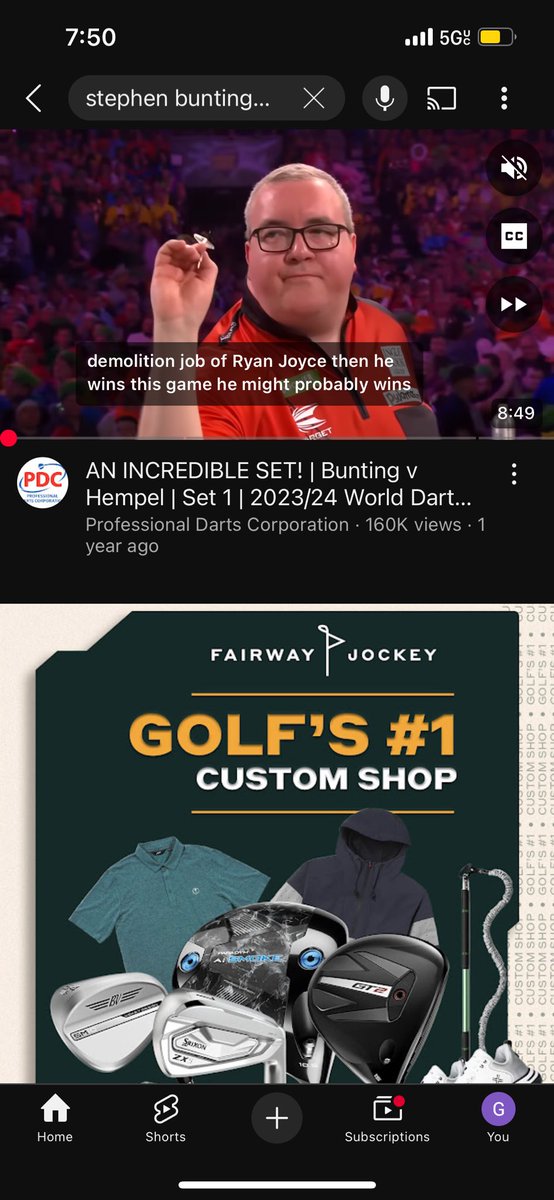 chocolatecowboy's tweet photo. Stephen Bunting over Van Gerwin anyday. Sickening loss in the semifinals this year, roll Titanium https://t.co/L8RyG33wJG