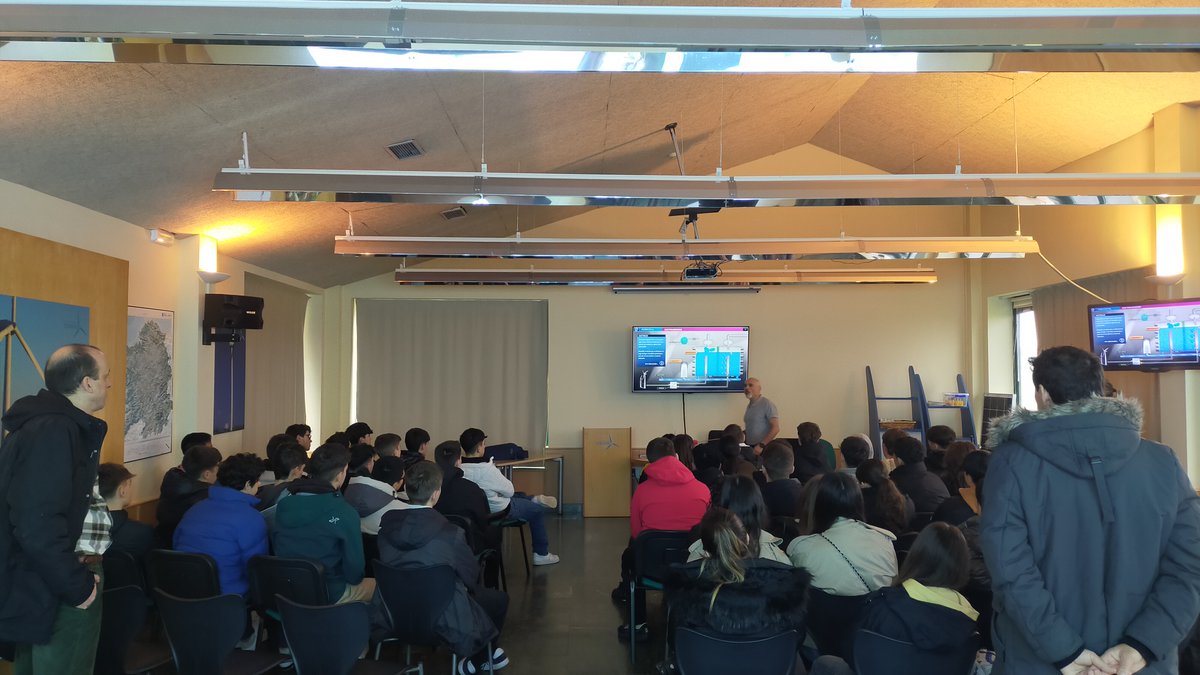 FSotavento's tweet image. Primeiro grupo do ano 2025 que participa nas nosas actividades de #EducaciónEnerxética, o alumnado do #IESRosalíadeCastro 

Primer grupo del año 2025 que participa en nuestras actividades de #EducaciónEnergética, el alumnado del #IESRosalíadeCastro