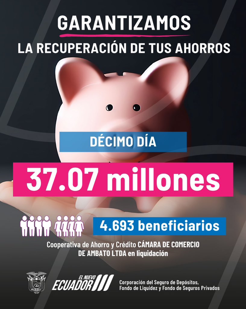 COSEDE_Ec's tweet photo. ¡En Cosede, protegemos tus ahorros! 
Tu seguridad financiera es nuestra prioridad. 💰✨ 
#Cosede 
#AhorrosSeguros https://t.co/tKC6NAzn0N