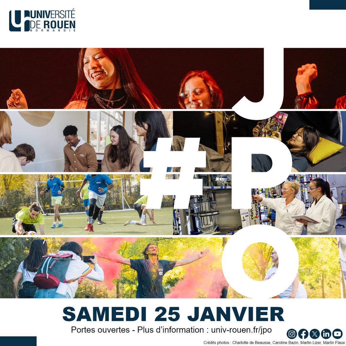 ✅ 𝗝𝗼𝘂𝗿𝗻é𝗲 𝗣𝗼𝗿𝘁𝗲𝘀 𝗢𝘂𝘃𝗲𝗿𝘁𝗲𝘀 - 𝗜𝗨𝗧 𝗱𝗲 𝗥𝗼𝘂𝗲𝗻
🤝 Lycéens, parents, salariés en reprise d'études, étudiants en réorientation : venez rencontrer des enseignants et des étudiants, vous renseigner sur nos 9 B.U.T. et découvrir nos locaux !