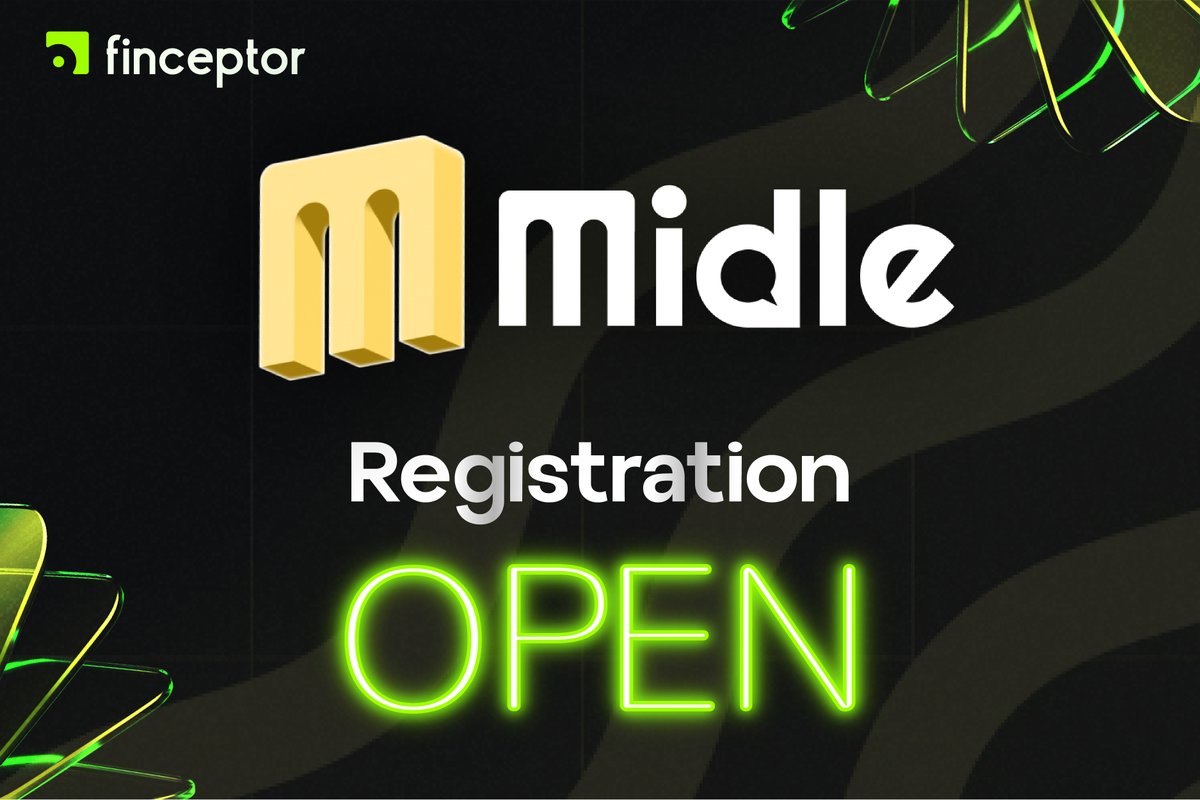 It's time to register for a $MIDLE (<a href="/midle_official/">Midle</a>) public sale! ⚡️

The registrations are now officially open!

◾️ +300k users &amp; +350 partners
◾️ Accelerated by <a href="/Cointelegraph/">Cointelegraph</a>
◾️ Partners include Linea, OKX and Taiko

Let's get in: finceptor.app/deals/sale/mid…