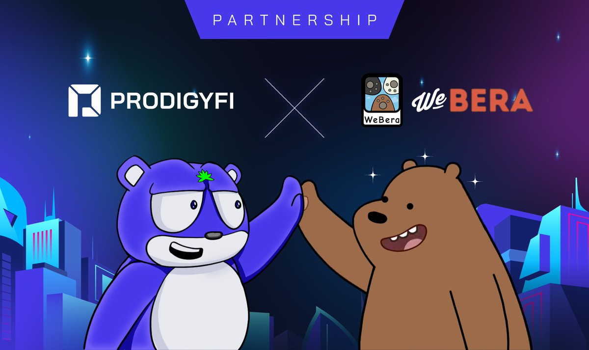 Prodigy.Fi (@prodigyfi) on Twitter photo BM Brodigy, <a href="/ProdigyFi/">Prodigy.Fi</a> is teaming up with <a href="/WeberaFinance/">WeBera Finance</a>, the AI-powered platform aiming to simplify liquidity provision and bring smarter yield opportunities to the @Berachain ecosystem.
What is <a href="/WeberaFinance/">WeBera Finance</a> 🔥
✨ AI-Powered Yield Optimization: <a href="/WeberaFinance/">WeBera Finance</a> leverages AI to BM Brodigy, <a href="/ProdigyFi/">Prodigy.Fi</a> is teaming up with <a href="/WeberaFinance/">WeBera Finance</a>, the AI-powered platform aiming to simplify liquidity provision and bring smarter yield opportunities to the @Berachain ecosystem.
What is <a href="/WeberaFinance/">WeBera Finance</a> 🔥
✨ AI-Powered Yield Optimization: <a href="/WeberaFinance/">WeBera Finance</a> leverages AI to