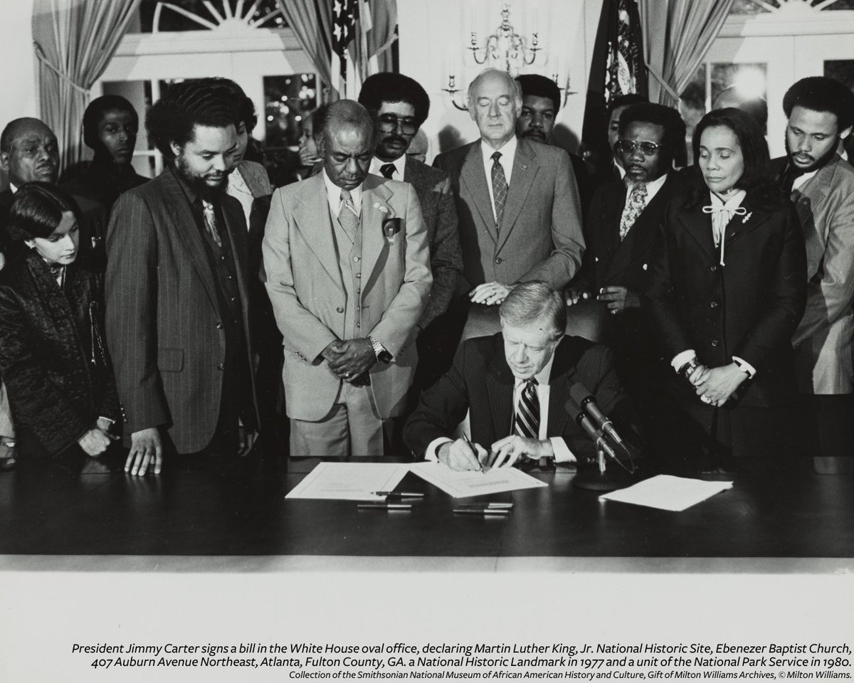 Today, we remember former President Jimmy Carter. Carter served as the 39th President of the United States from 1977 to 1981. Read the full statement: s.si.edu/3Wd7QJH.