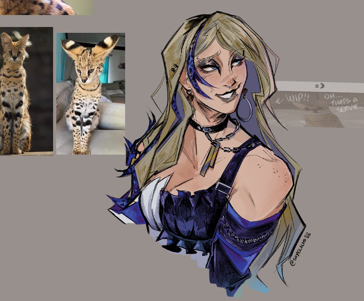 auntie serval from landau sheet

#hsr #serval