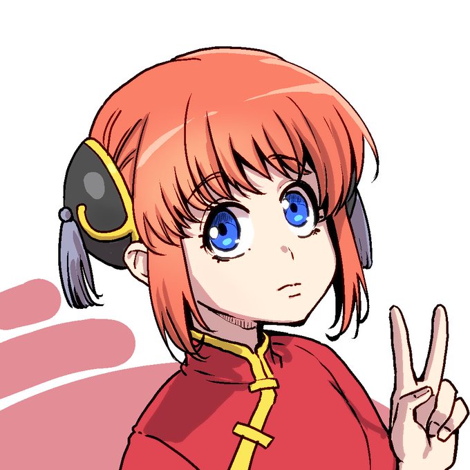 神楽ちゃん描きました。 