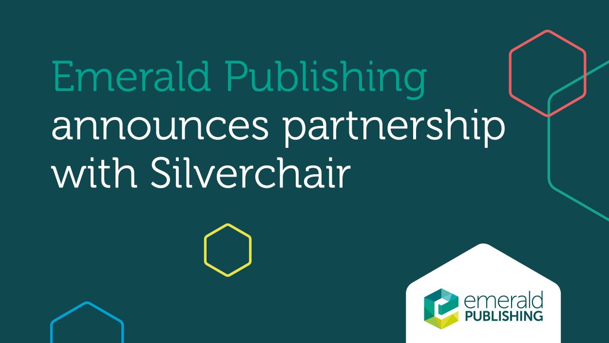Emerald Publishing (@emeraldglobal) on Twitter photo In Summer 2025, we'll partner with Silverchair to launch an enhanced Emerald Insight. Together, we're committed to responsible publishing, broadening participation, and making research more accessible.
Learn more here: bit.ly/3Ptmvg4
<a href="/silverchairnews/">Silverchair (Silverchair Platform + ScholarOne)</a> In Summer 2025, we'll partner with Silverchair to launch an enhanced Emerald Insight. Together, we're committed to responsible publishing, broadening participation, and making research more accessible.
Learn more here: bit.ly/3Ptmvg4
<a href="/silverchairnews/">Silverchair (Silverchair Platform + ScholarOne)</a>