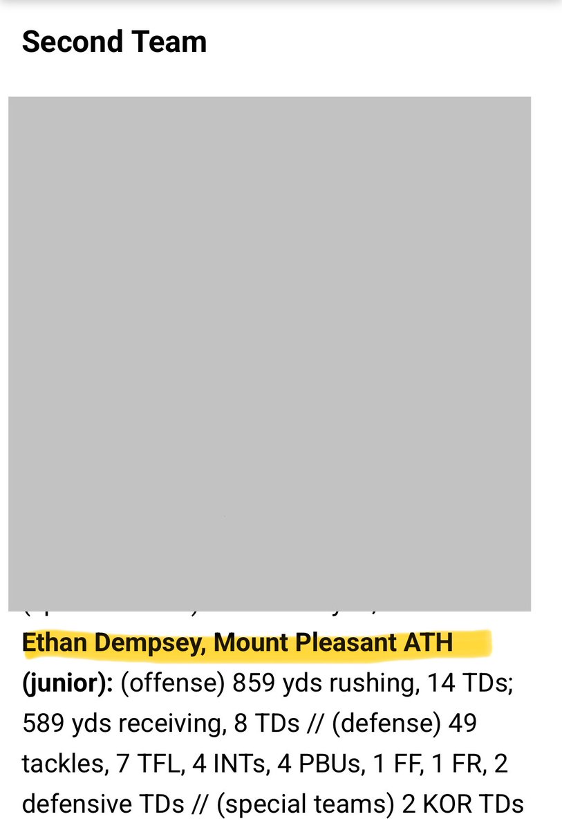 Ethan Dempsey (@ethan_dempseyy) on Twitter photo So thankful and blessed to be named second team All-State this year as a junior. Still got one more year improve! <a href="/Coach_Crosby_44/">Daniel Crosby</a> <a href="/pepman704/">Matt Morrow</a> <a href="/CJemalHorton/">C. Jemal Horton</a> <a href="/CappsHal/">Hal Capps</a> <a href="/ProspectRadarX/">Prospect Radar</a> <a href="/HighSchoolOT/">HighSchoolOT</a> So thankful and blessed to be named second team All-State this year as a junior. Still got one more year improve! <a href="/Coach_Crosby_44/">Daniel Crosby</a> <a href="/pepman704/">Matt Morrow</a> <a href="/CJemalHorton/">C. Jemal Horton</a> <a href="/CappsHal/">Hal Capps</a> <a href="/ProspectRadarX/">Prospect Radar</a> <a href="/HighSchoolOT/">HighSchoolOT</a>