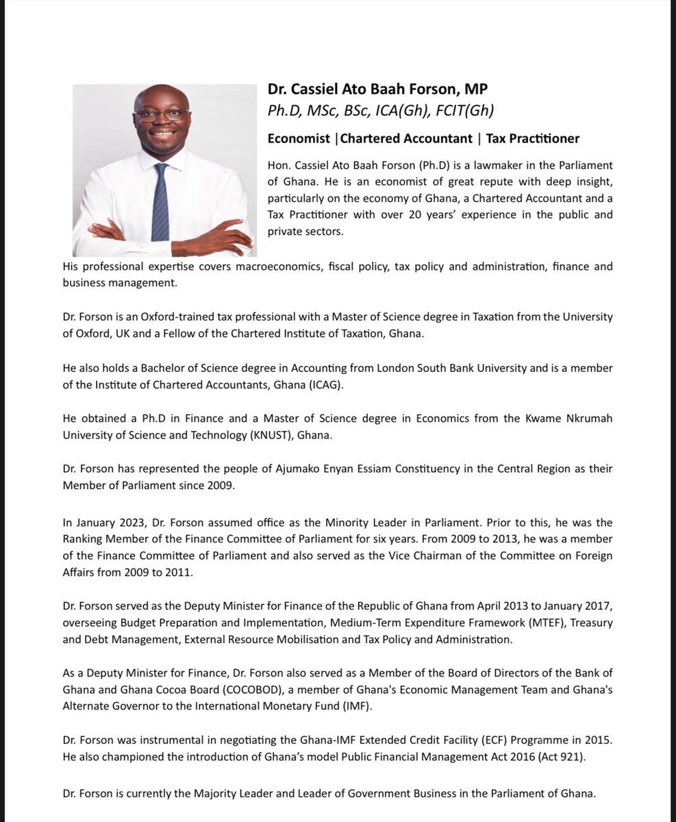 Cassiel Ato Forson (PhD) tweet media