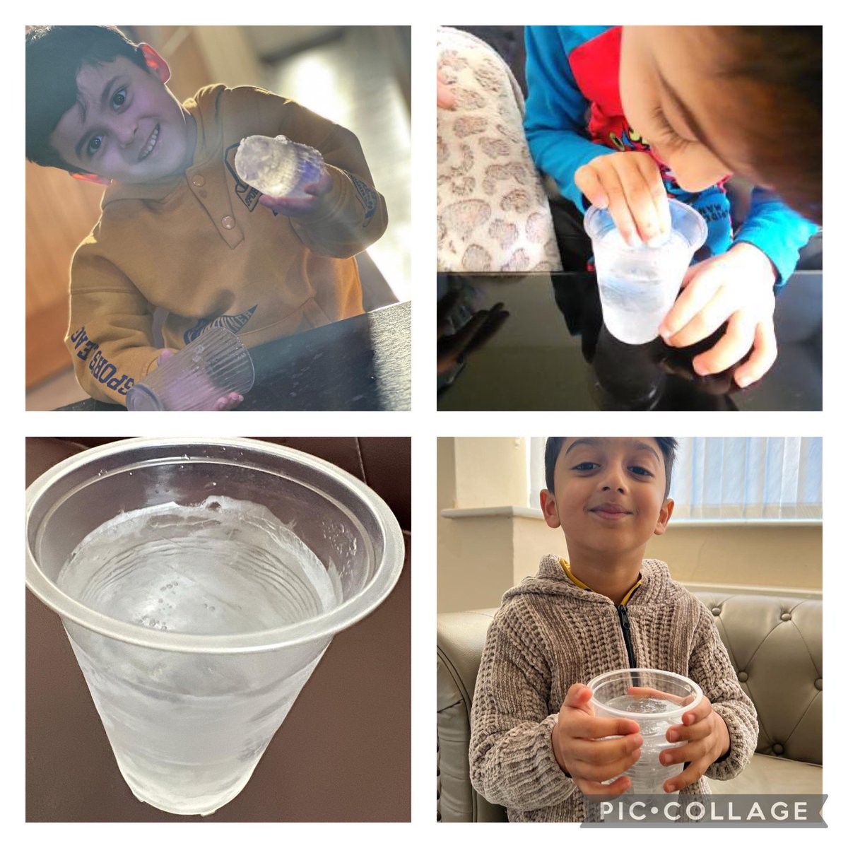 MarshfieldPS's tweet photo. Exciting science investigations happening at home in Reception! πExploring changing states, how a liquid can become a solid. Our little scientists are discovering the wonders of the world around them. π¬βοΈ #EarlyYears #STEM #ScienceAtHome #YoungScientistsβ https://t.co/Vho9pTMr9u