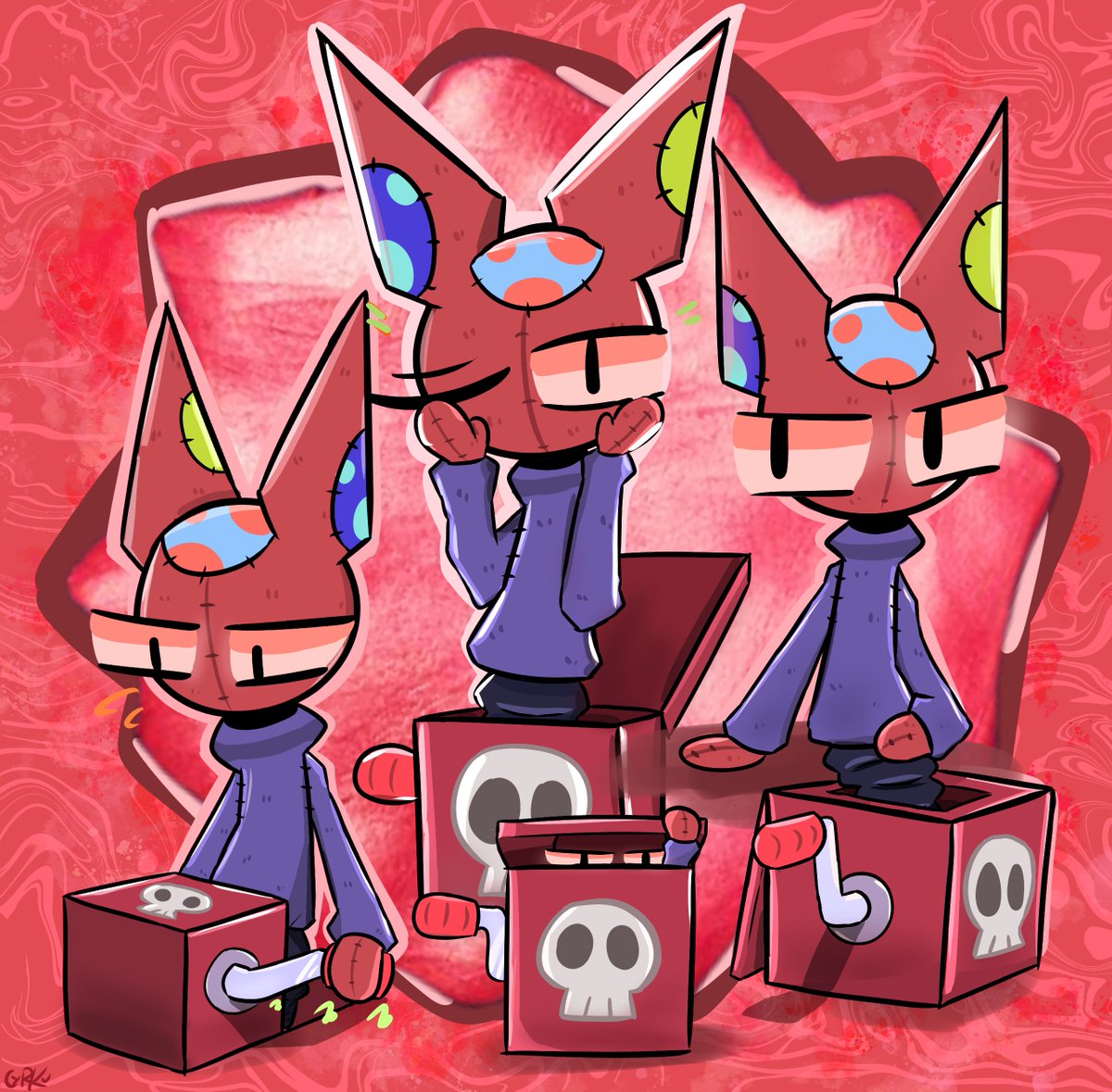 cyrifikuse's tweet image. jukebox devil #oc #ocart