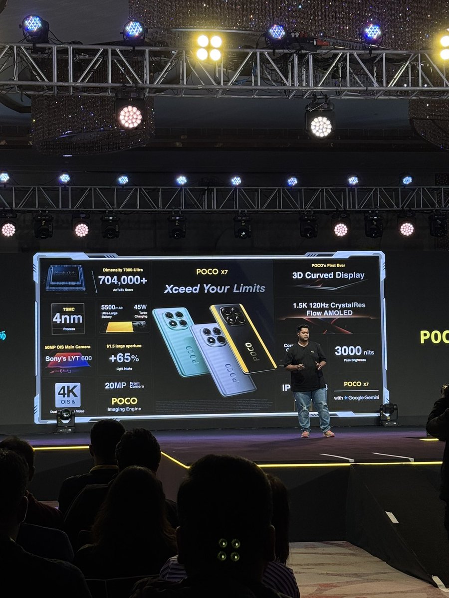 TechViner's tweet photo. POCO X7 and POCO X7 Pro
Prices images lo…
Aa second person evaru mawa..??
#techintelugu
#POCOXSeries #trendingnewstelugu https://t.co/rJkZXvZZ40