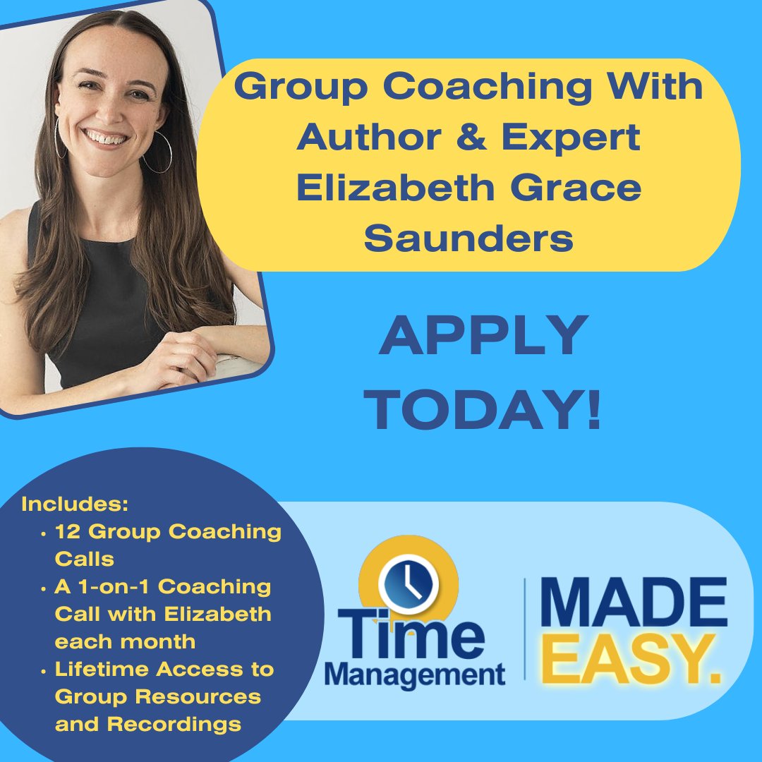 Are you looking to make some changes in 2025? Time Management Made Easy will be the tool to help you reclaim your time and accomplish your goals.  
➡️reallifee.com/wp/tmme

If you apply by January 10th for Time Management Made Easy you are eligible for the Early Bird