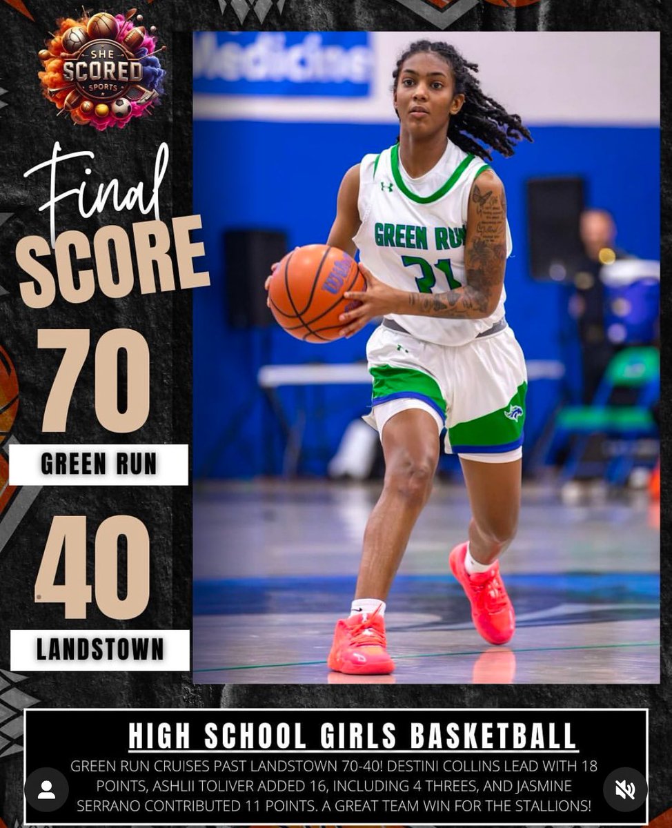 🐎🐎🐎
#GreenRunGirlsBasketball