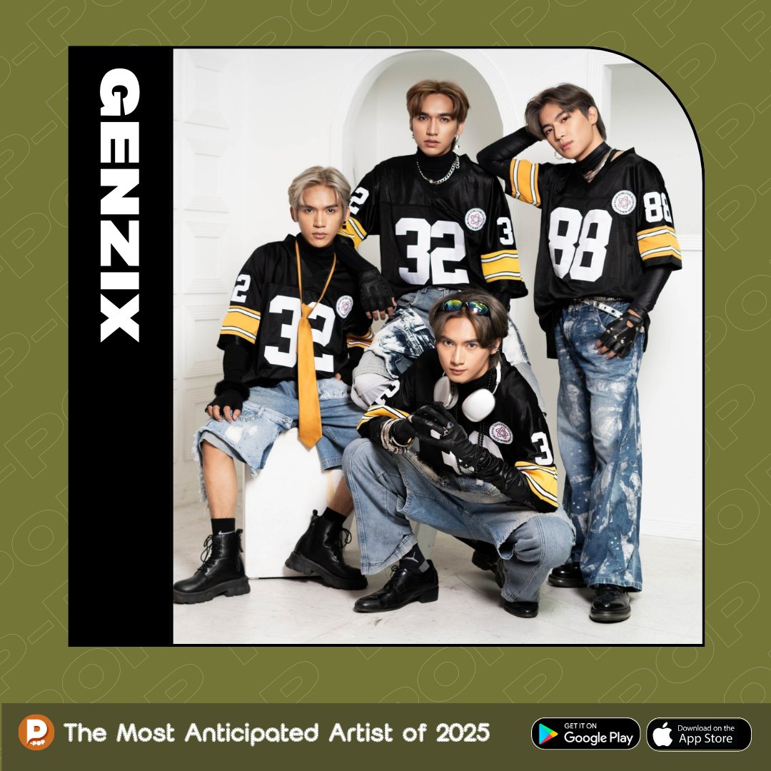 PPOP_app's tweet photo. 🎆 2025 𝙈𝙤𝙨𝙩 𝘼𝙣𝙩𝙞𝙘𝙞𝙥𝙖𝙩𝙚𝙙 𝙋-𝙋𝙊𝙋 𝘼𝙧𝙩𝙞𝙨𝙩 (Rookie Edition)

Which new artists do you think will have a bigger breakthrough in 2025?

• GenZix  
• GAT
• New:ID 
• ONX

Your favorite new artist deserves a spotlight!

📥P-POP APP
📲https://t.co/yKpigDzdyv https://t.co/9dVykanR9Y
