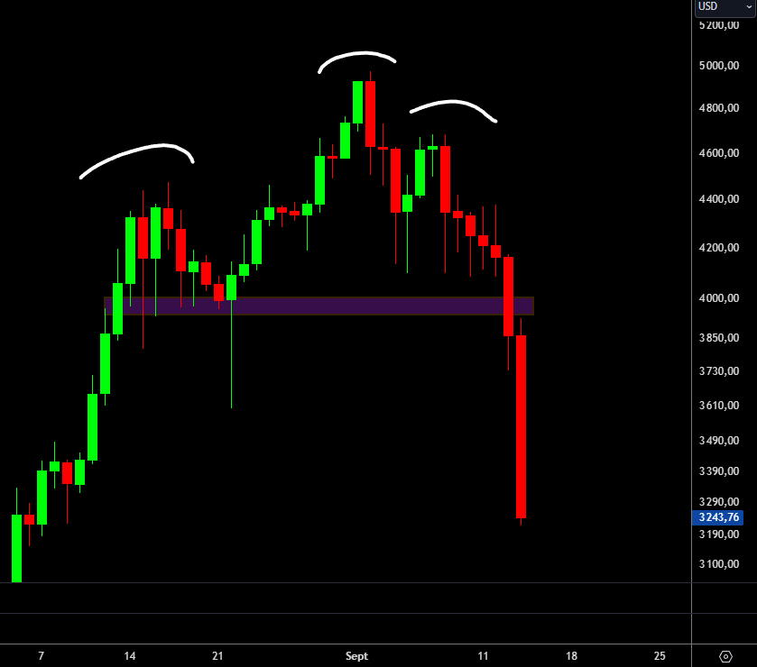 crypto_futur's tweet photo. Ça me fait peur, ce genre de structure sur BTC en daily 👀
Ça me rappelle 2021 ou même 2017 !

Ce serait direction les 80K $ sur BTC, et pour l'altcoin saison, on peut encore attendre pendant plusieurs mois.

Je vais sûrement prendre quelques profits pour avoir de la liquidité si on vient à crasher.

Je préfère louper un peu de gains si on continue à monter, mais avoir de la liquidité si on vient à crasher.