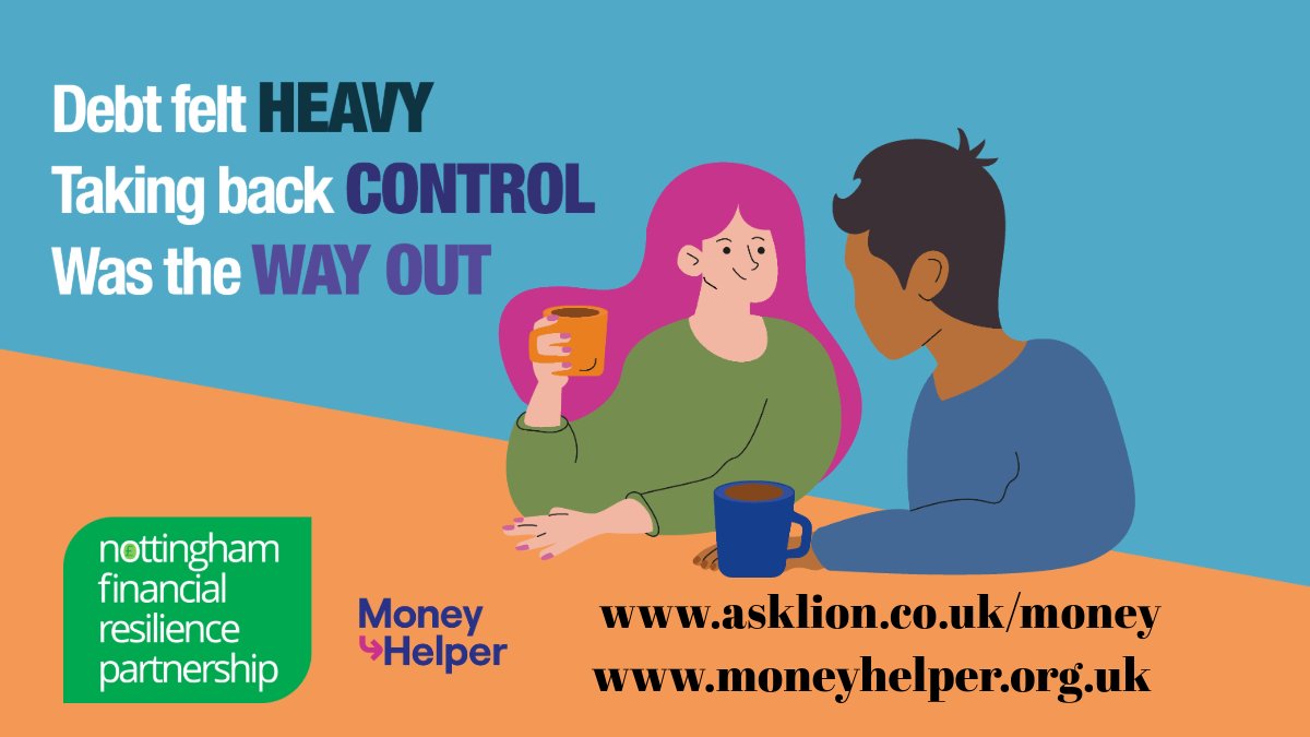 Nottingham City Place-Based Partnership (@nottmcitypbp) on Twitter photo Heavy debt? Lighten the load by taking control. Small steps can create big changes.
Explore resources at www.asklion/money to get started.
<a href="/nottm_frp/">Nottingham Financial Resilience Partnership</a> Heavy debt? Lighten the load by taking control. Small steps can create big changes.
Explore resources at www.asklion/money to get started.
<a href="/nottm_frp/">Nottingham Financial Resilience Partnership</a>