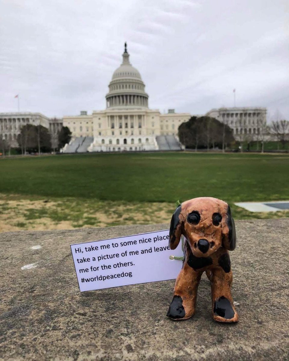 CSS_Tloskov's tweet photo. Our clay dog travels all over the world. Thanks for that. 

Take me to some place, take a picture of me and leave there for the others - it’s made by mentally handicapped people from Tloskov 🇨🇿 #worldpeacedog 🐶 https://t.co/yMlbaRpy2n