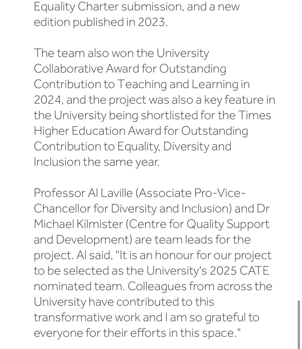 Allán Laville 🏳️🌈 (@profalaville) on Twitter photo It’s an honour to be part of the <a href="/UniofReading/">Uni of Reading</a> 2025 nomination for the <a href="/AdvanceHE/">Advance HE</a> Collaborative Award for Teaching Excellence! We’ve all worked so hard in the decolonising space at Reading and this nomination means a lot to me. It’s an honour to be part of the <a href="/UniofReading/">Uni of Reading</a> 2025 nomination for the <a href="/AdvanceHE/">Advance HE</a> Collaborative Award for Teaching Excellence! We’ve all worked so hard in the decolonising space at Reading and this nomination means a lot to me.