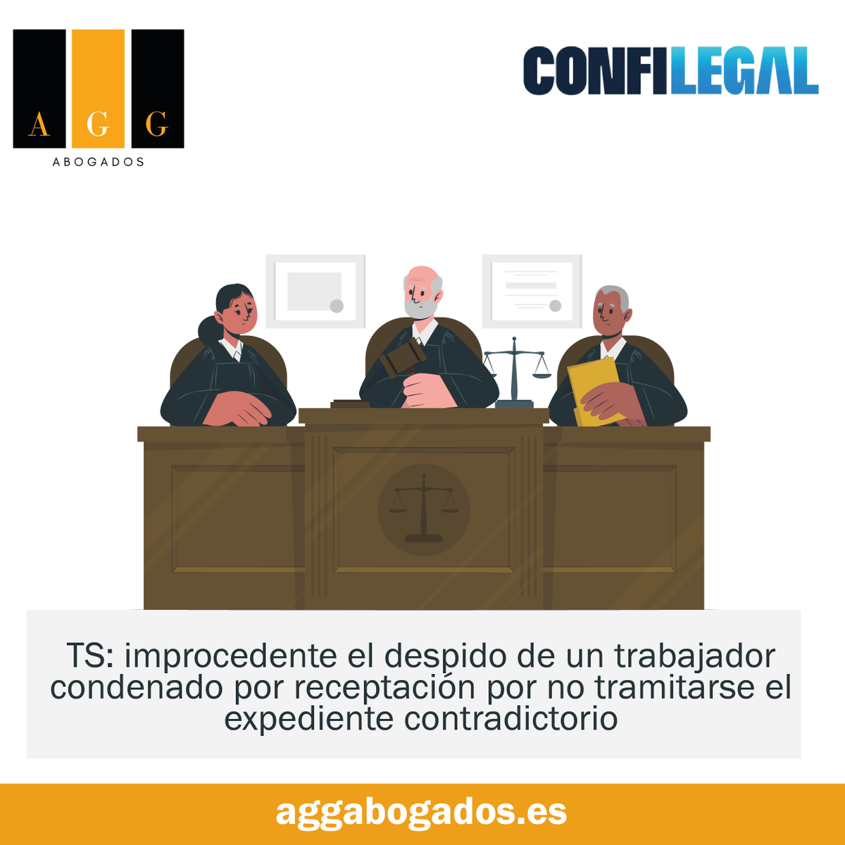 Confilegal <<TS: improcedente el despido de un trabajador condenado por receptación por no tramitarse el expediente contradictorio>> 👉shorturl.at/pwuiR

Si sufres una situación similar o tienes dudas ponte en contacto con nosotros en Tlf: 983 34 93 00