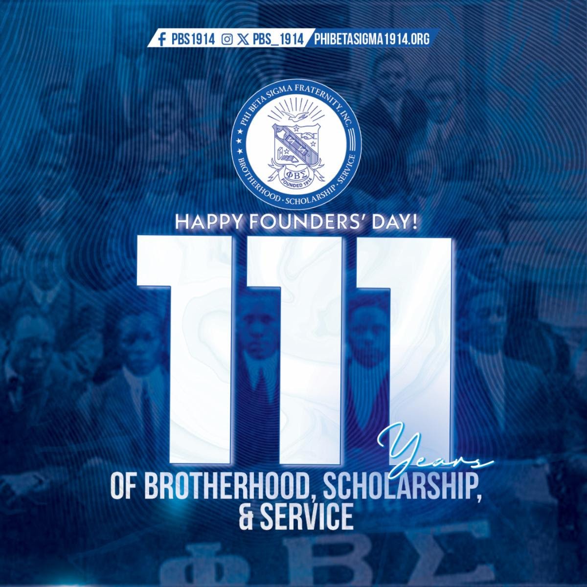 VocalzIz's tweet image. Happy Founders' Day to the Brothers of Phi Beta Sigma Fraternity Inc.  #BluePhi