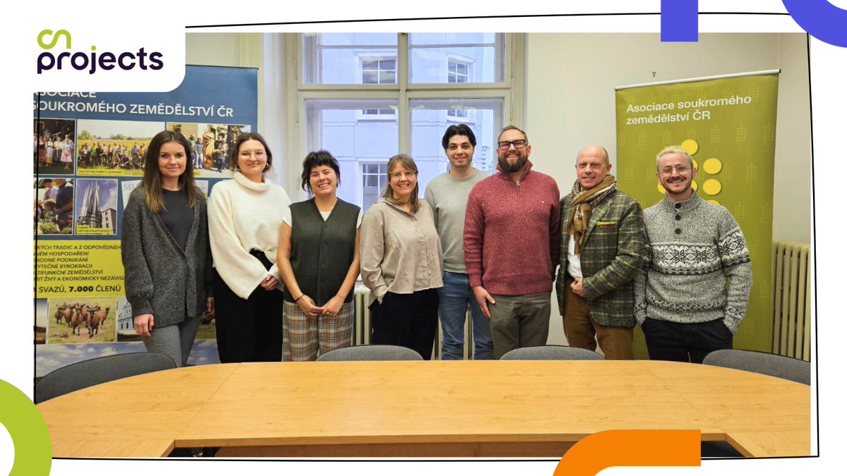 🚀Launching new projects in 2025!

In Prague 🇨🇿, we joined the #ReGenerate kick-off meeting to align on goals and take the first steps of this Erasmus+ initiative, which aims to empower farmers with practical tools and knowledge to adopt #RegenerativeAgricultural practices 🌾
