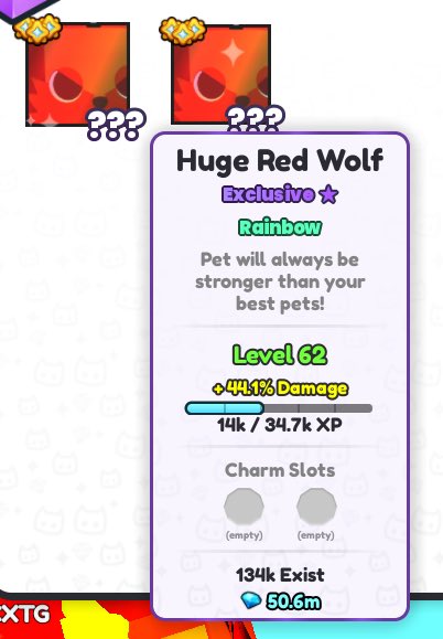 juniisaturtle's tweet photo. 🥳🎉 HUGE PS99 GIVEAWAY!! 🎉🥳
🔥 2x RB RED WOLVES!! 🔥
(2x winners!)

how to enter?
🔔 follow me! 🔔
❤️like &amp; retweet! 🔄
🗣️ comment your user! 💬

🍀 gw ends in 2 days, gl! 🤞
#PS99 #PetSimulator99 #PetSim https://t.co/gQxngkgKbI