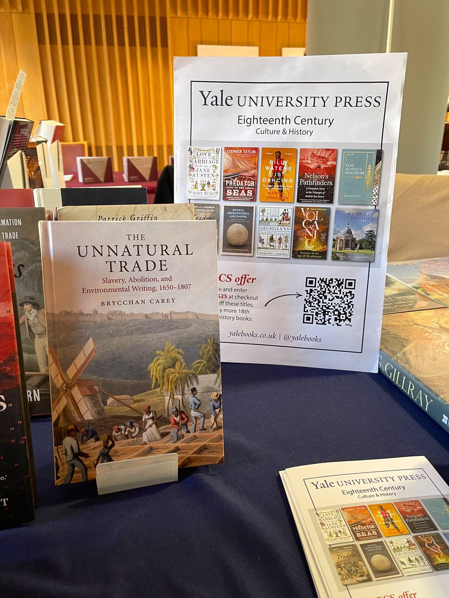 Brycchan Carey (@brycchan) on Twitter photo It’s great to see my new book The Unnatural Trade on display at the <a href="/YaleBooks/">Yale University Press London 📖</a> stand at #BSECS2025. Check it out - or if you’re unable to get to the conference, you can find out more at brycchancarey.com/bookshop/unnat… It’s great to see my new book The Unnatural Trade on display at the <a href="/YaleBooks/">Yale University Press London 📖</a> stand at #BSECS2025. Check it out - or if you’re unable to get to the conference, you can find out more at brycchancarey.com/bookshop/unnat…