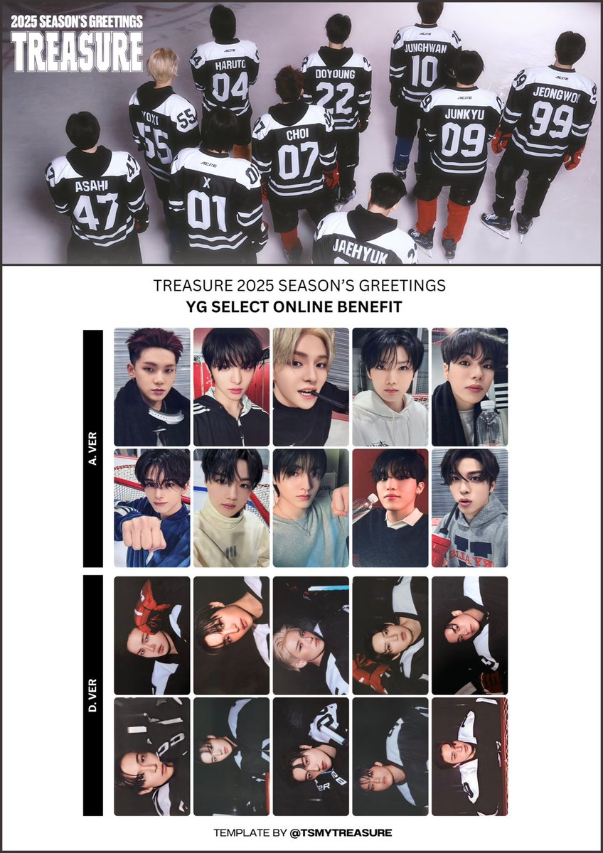 _tr_te's tweet photo. @1
TREASURE 2025 SEASON’S GREETINGS シーグリ トレカ YG SELECT 特典

【譲】
1,2枚目
⚠️2枚目ジェヒョク初期傷あり

【求】
ジフン 3,4枚目

お気軽にお声掛けください
よろしくお願いいたします

#treasure交換 #treasure譲 #treasure求 https://t.co/s0O9ar2V49