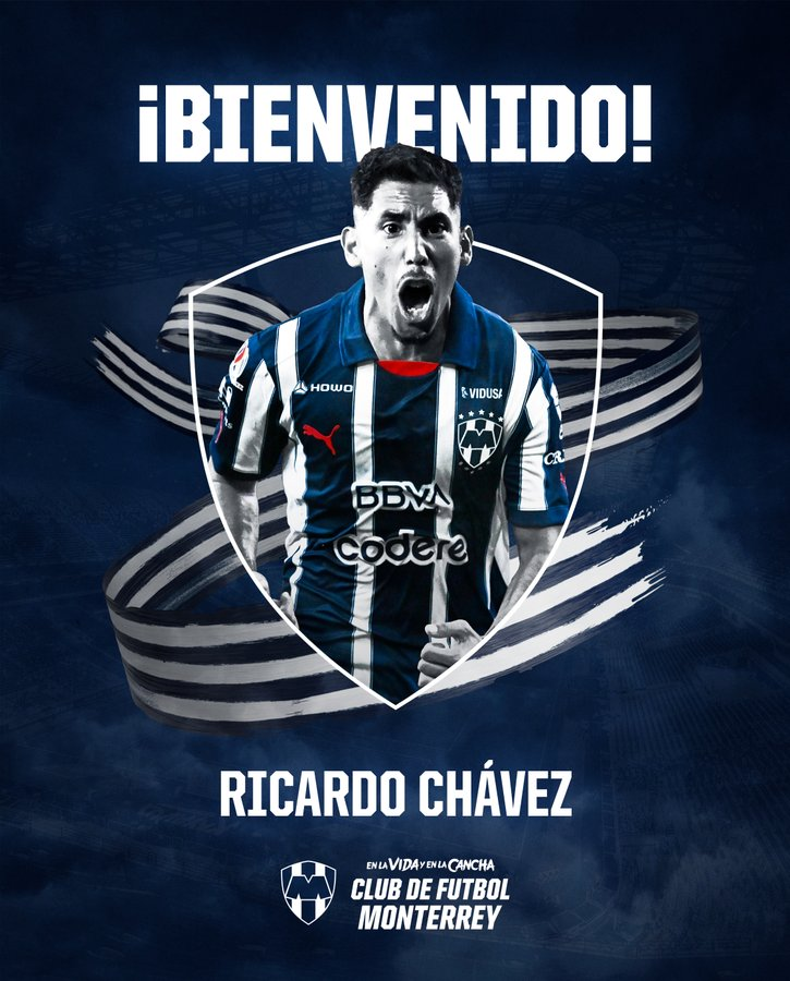 mercatosphera's tweet photo. 🇲🇽 #Monterrey ha fichado al lateral derecho mexicano Ricardo Chávez (30 | #SanLuis) por 4.850.000 €. Firma hasta diciembre de 2027. https://t.co/X2533dduQu