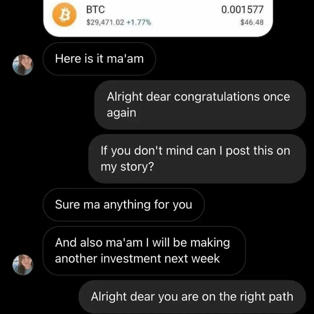 Thanks for trusting me miss Kate