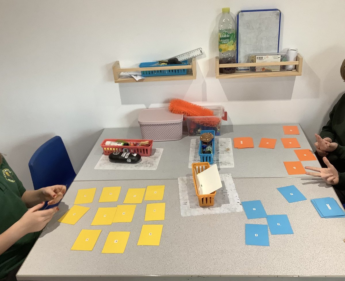 Year 5 maths club straight back into the flow after the Christmas break starting with some times table loop cards then into multiplying 2 digit by 2 digit numbers.