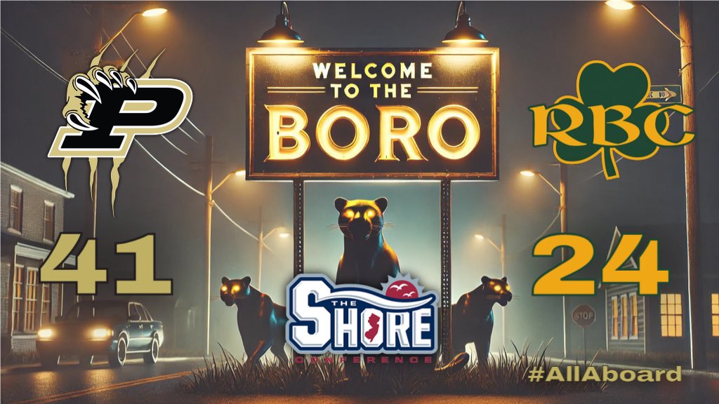 🚨 BORO 41 - RBC 24

🐾 Great #TEAM Win
🐾 Great #PROGRAM Win
🐾 Great #TOWN Win

🙏 Thanks to our incredible community for the turnout last night. 

🔥 POINT BORO is a special town!

#Panther🚂 #AllAboard