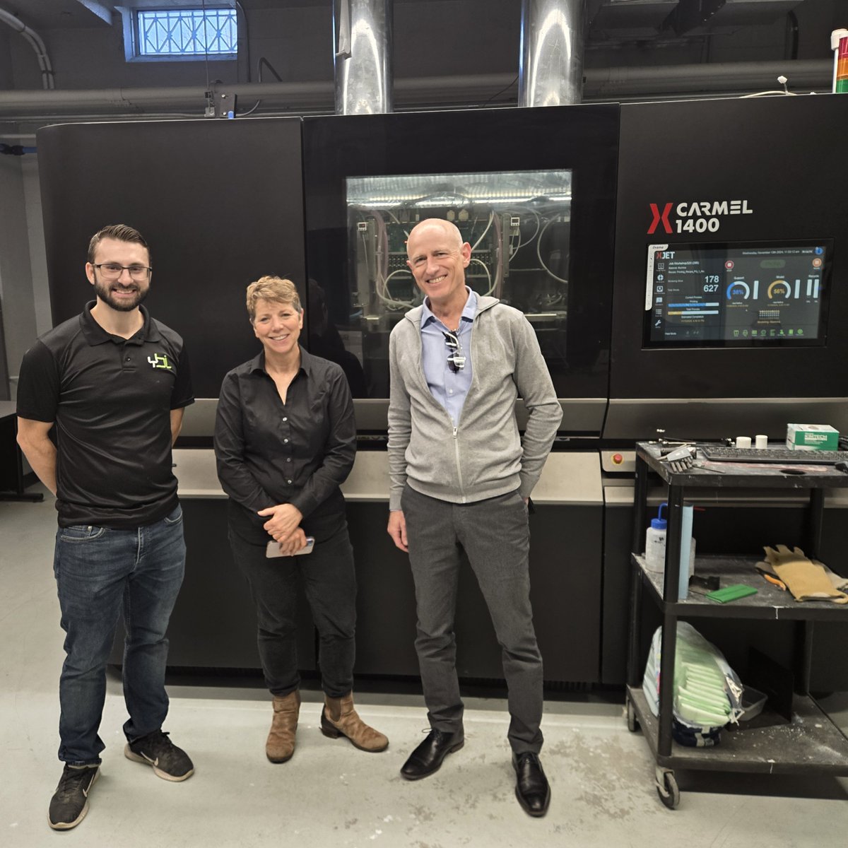 XJet_3d's tweet image. Excited to see our ceramic solution in action! Our team recently visited @ybiTweets where our powderless, automated process delivers high-precision components for US market across segments.
Let's shape the future of precision AM together!