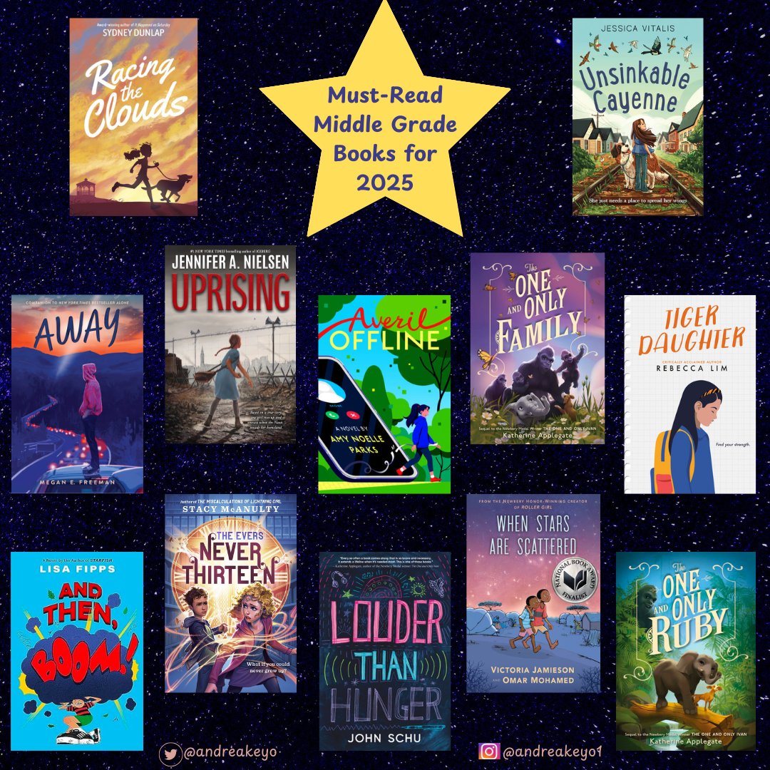 Andrea Keyo (@andreakeyo) on Twitter photo Happy New Year! Happy to share my must-read books for 2025. Enjoy!
<a href="/meganefreeman/">Megan E. Freeman</a> <a href="/EastWestLit/">East West Literary</a> @jollyfishpress @sydneydunlap16 <a href="/annmrose/">Ann Rose</a> <a href="/stacymcanulty/">Stacy McAnulty</a> <a href="/LKLiterary/">LK Literary Agency</a> <a href="/RHCBEducators/">Random House Children's Books Teachers & Librarian</a> <a href="/kaaauthor/">Katherine Applegate (kaaauthor.bsky.social)</a> <a href="/MrSchuReads/">John Schu</a> <a href="/dantey114/">Omar MO</a> @jamiesonv @nielsonwriter <a href="/Scholastic/">Scholastic</a> <a href="/joanpaq/">Ammi-Joan Paquette</a> <a href="/AuthorLisaFipps/">Author Lisa Fipps</a> Happy New Year! Happy to share my must-read books for 2025. Enjoy!
<a href="/meganefreeman/">Megan E. Freeman</a> <a href="/EastWestLit/">East West Literary</a> @jollyfishpress @sydneydunlap16 <a href="/annmrose/">Ann Rose</a> <a href="/stacymcanulty/">Stacy McAnulty</a> <a href="/LKLiterary/">LK Literary Agency</a> <a href="/RHCBEducators/">Random House Children's Books Teachers & Librarian</a> <a href="/kaaauthor/">Katherine Applegate (kaaauthor.bsky.social)</a> <a href="/MrSchuReads/">John Schu</a> <a href="/dantey114/">Omar MO</a> @jamiesonv @nielsonwriter <a href="/Scholastic/">Scholastic</a> <a href="/joanpaq/">Ammi-Joan Paquette</a> <a href="/AuthorLisaFipps/">Author Lisa Fipps</a>