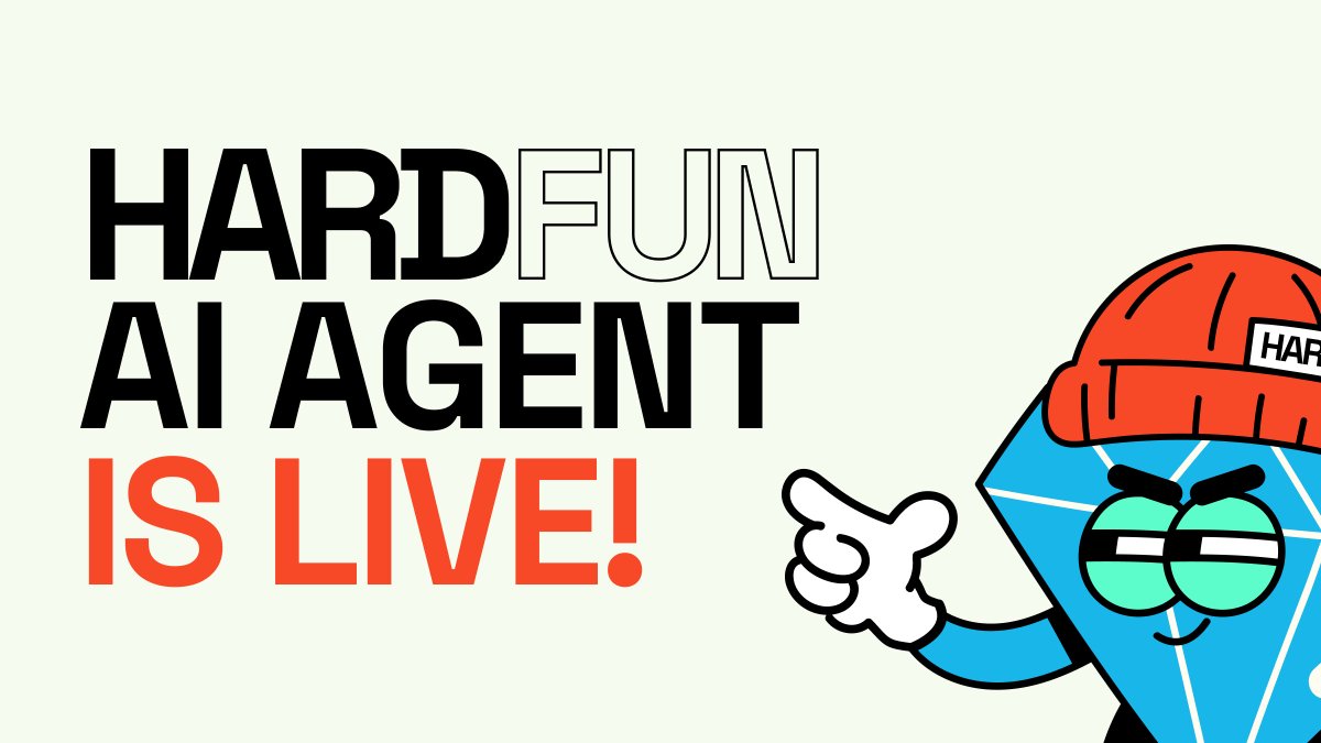 hard_protocol's tweet photo. Our AI Agent is LIVE! 🤖

Share your meme coin idea with the chatbot, and watch it instantly generate the ticker, description, and artwork. 💎

Open to everyone for a limited time.

Try it now: https://t.co/bPww07sLF9 https://t.co/sRlfp1UPaT