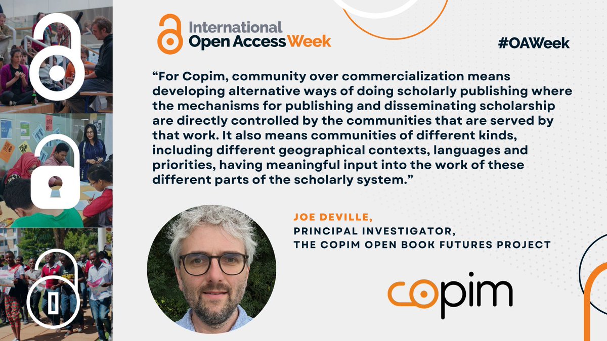 SPARC (@sparc_na) on Twitter photo Want to read about amazing organizations working in the open space? We featured several during #OAWeek openaccessweek.org/theme-profiles, describing how leaders they are embracing community over commercialization. Our latest is on the <a href="/Copim_community/">COPIM (not posting here anymore)</a>. More here: openaccessweek.org/theme-profiles… Want to read about amazing organizations working in the open space? We featured several during #OAWeek openaccessweek.org/theme-profiles, describing how leaders they are embracing community over commercialization. Our latest is on the <a href="/Copim_community/">COPIM (not posting here anymore)</a>. More here: openaccessweek.org/theme-profiles…