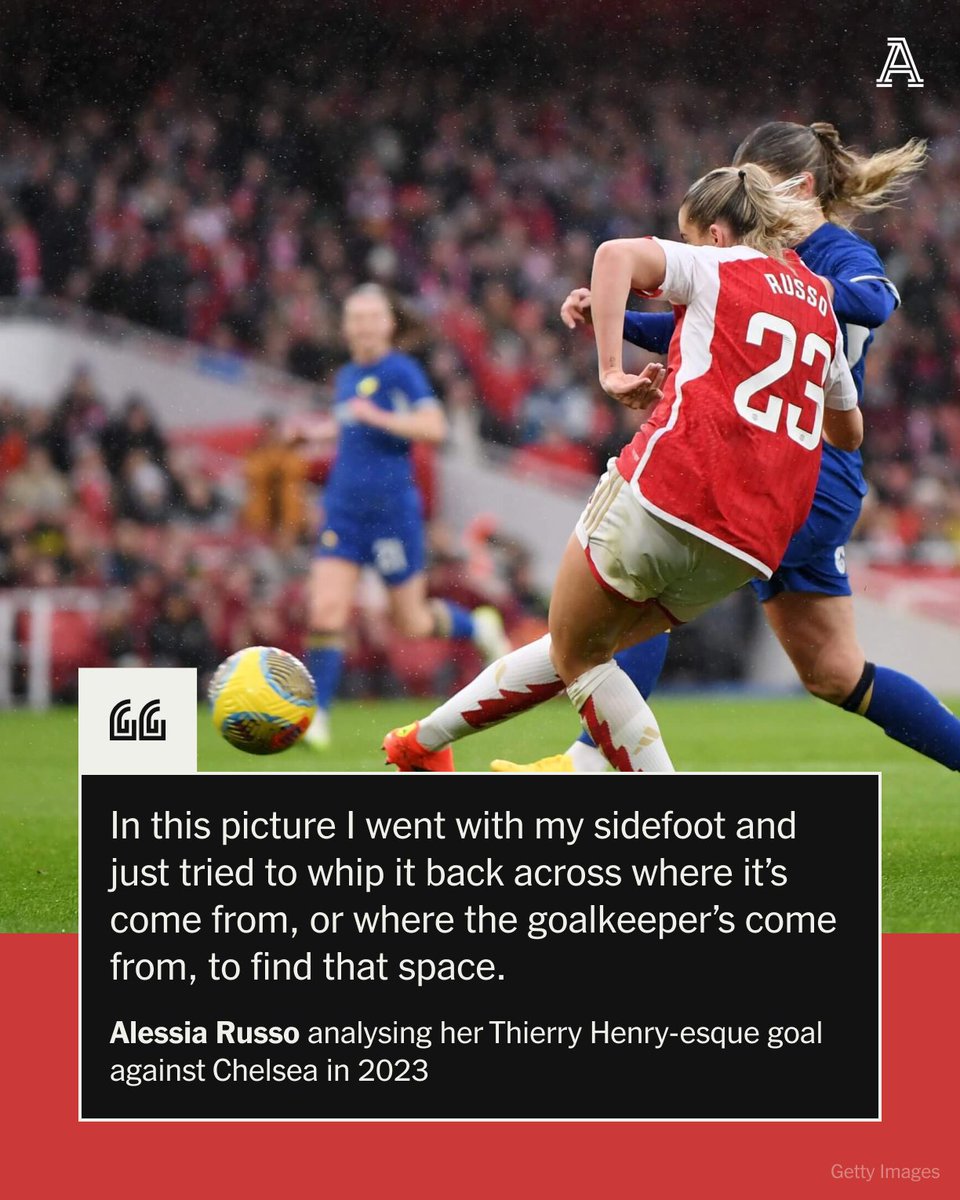 ■ The technique behind her Thierry Henry-esque goals
■ Being in the best form of her career - 10 goals in 11 games
■ 'I'm very critical of myself - that's what you need as a striker'
■ Being used in different roles: 'I'll play anywhere for anyone!'

Arsenal and England
