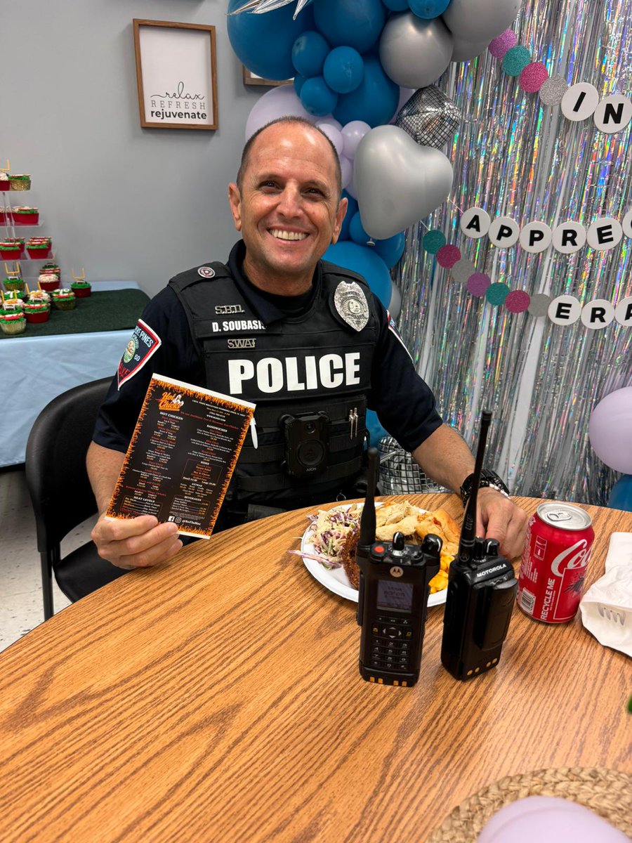 Panther Run Elem (@pantherrunelem) on Twitter photo Happy Law Enforcement Day! Shoutout to our amazing Officer Dean at Panther Run for keeping us safe and smiling! Thank you, <a href="/PPinesPD/">Pembroke Pines PD</a> , for sharing such an incredible role model and protector with us! 🚔 Happy Law Enforcement Day! Shoutout to our amazing Officer Dean at Panther Run for keeping us safe and smiling! Thank you, <a href="/PPinesPD/">Pembroke Pines PD</a> , for sharing such an incredible role model and protector with us! 🚔