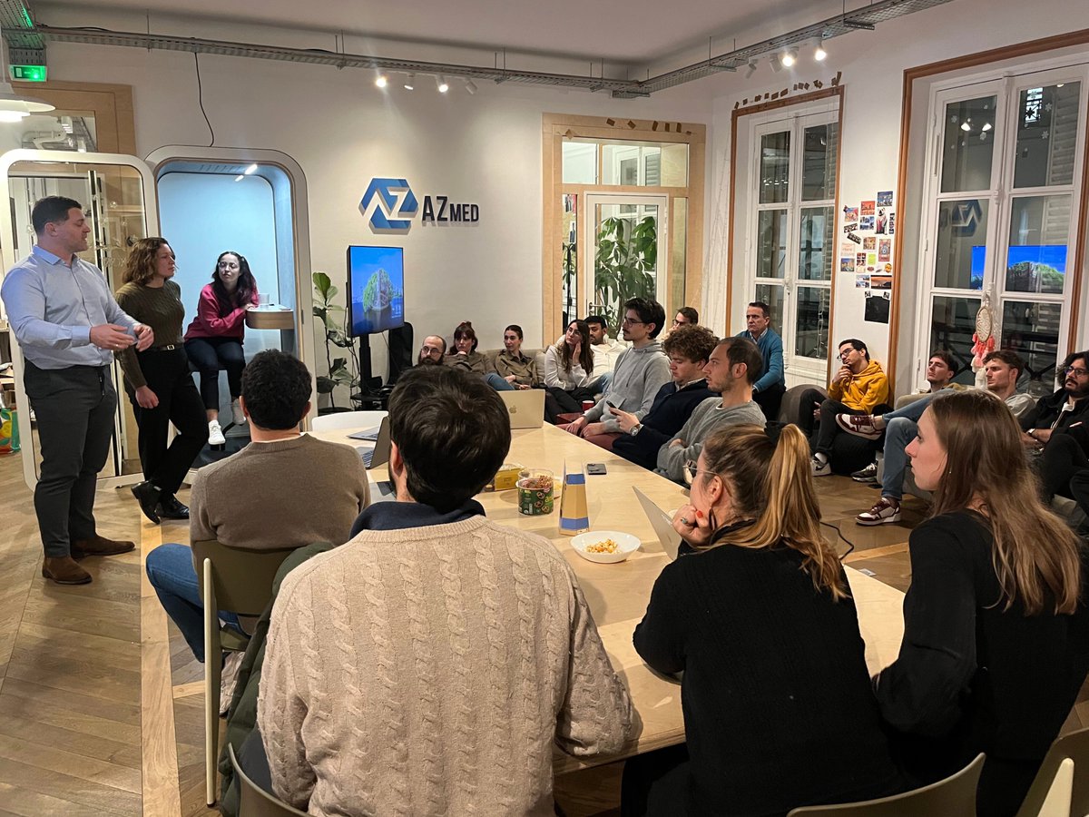 AZmed_AI's tweet image. Last evening, we were privileged to kick off 2025 with a mega “Boost Session”, led by Diane Marie-Hardy and Benjamin Kayser from Teampact.ventures. The session drew insightful parallels between high-performance teams in sports and startups, emphasizing resilience, strategic…